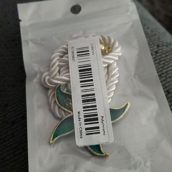 Starfish vintage style on cord necklace - Picture 5 of 9